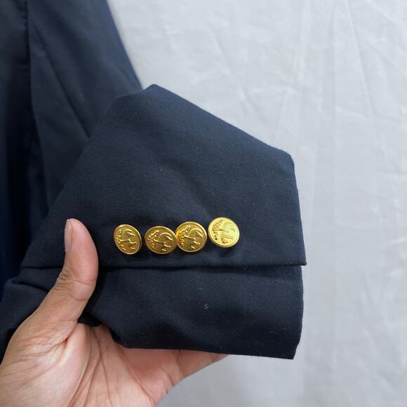 Brooks Brothers Madison Men's Pure Wool Blazer Jacket Size 46R Gold Button NWOT - Picture 6 of 15